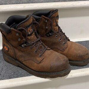 Timberland PRO Brown steel toe Work Boots